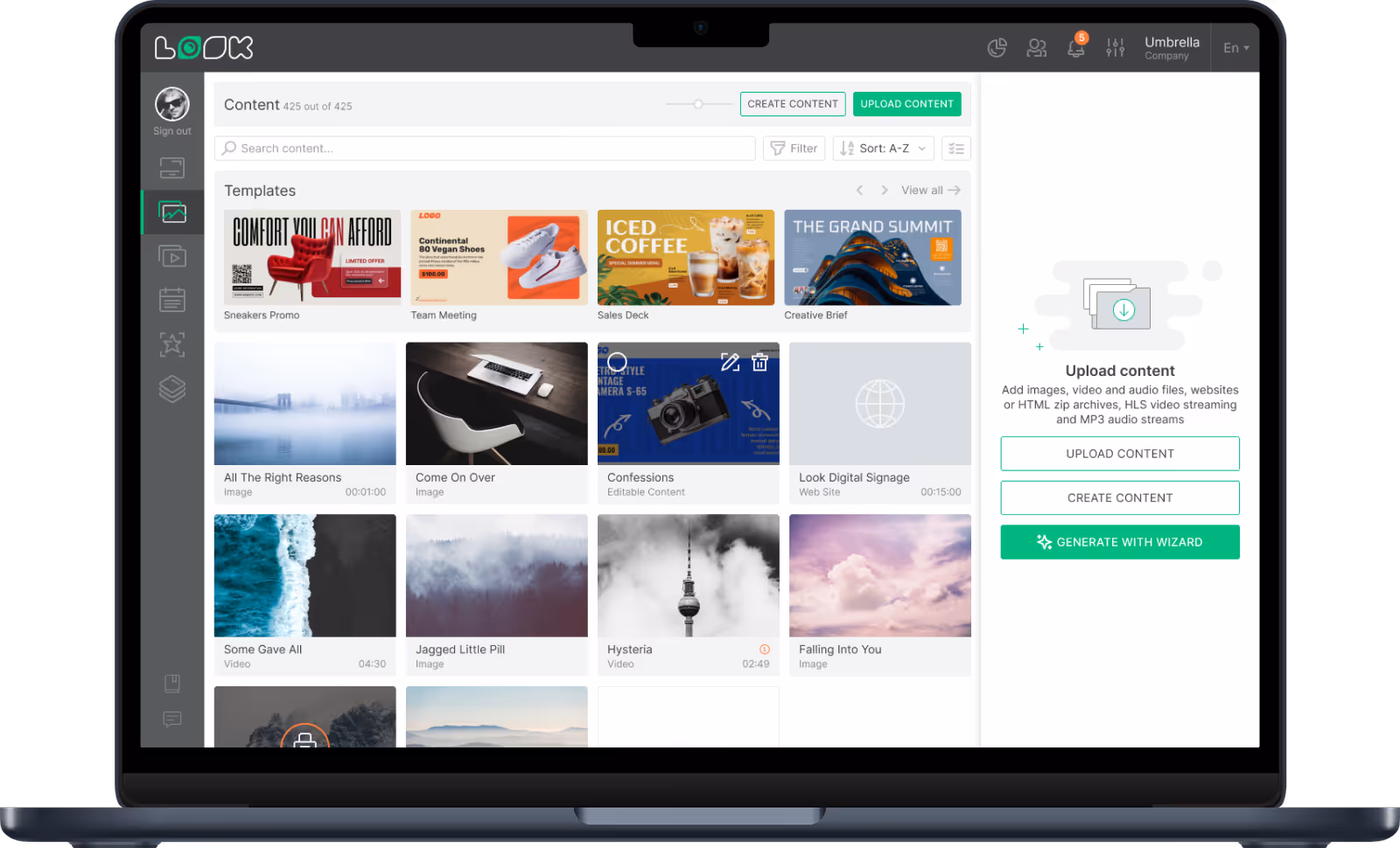 Captura de tela do dashboard no notebook