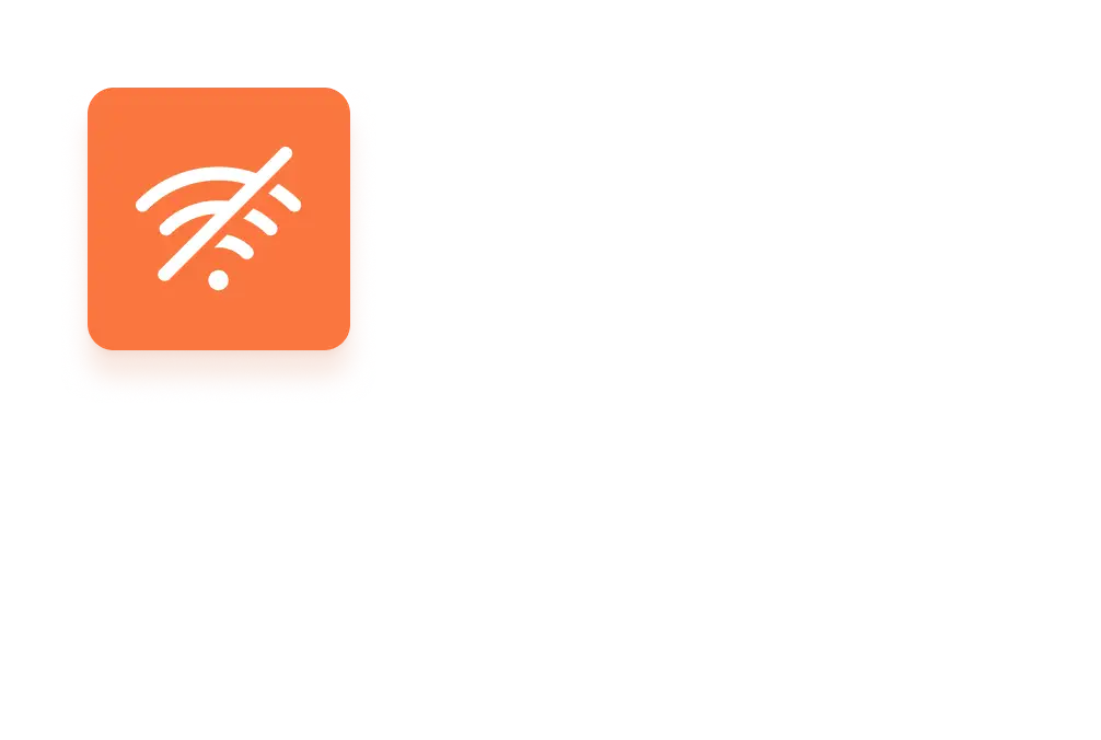 No wifi icon