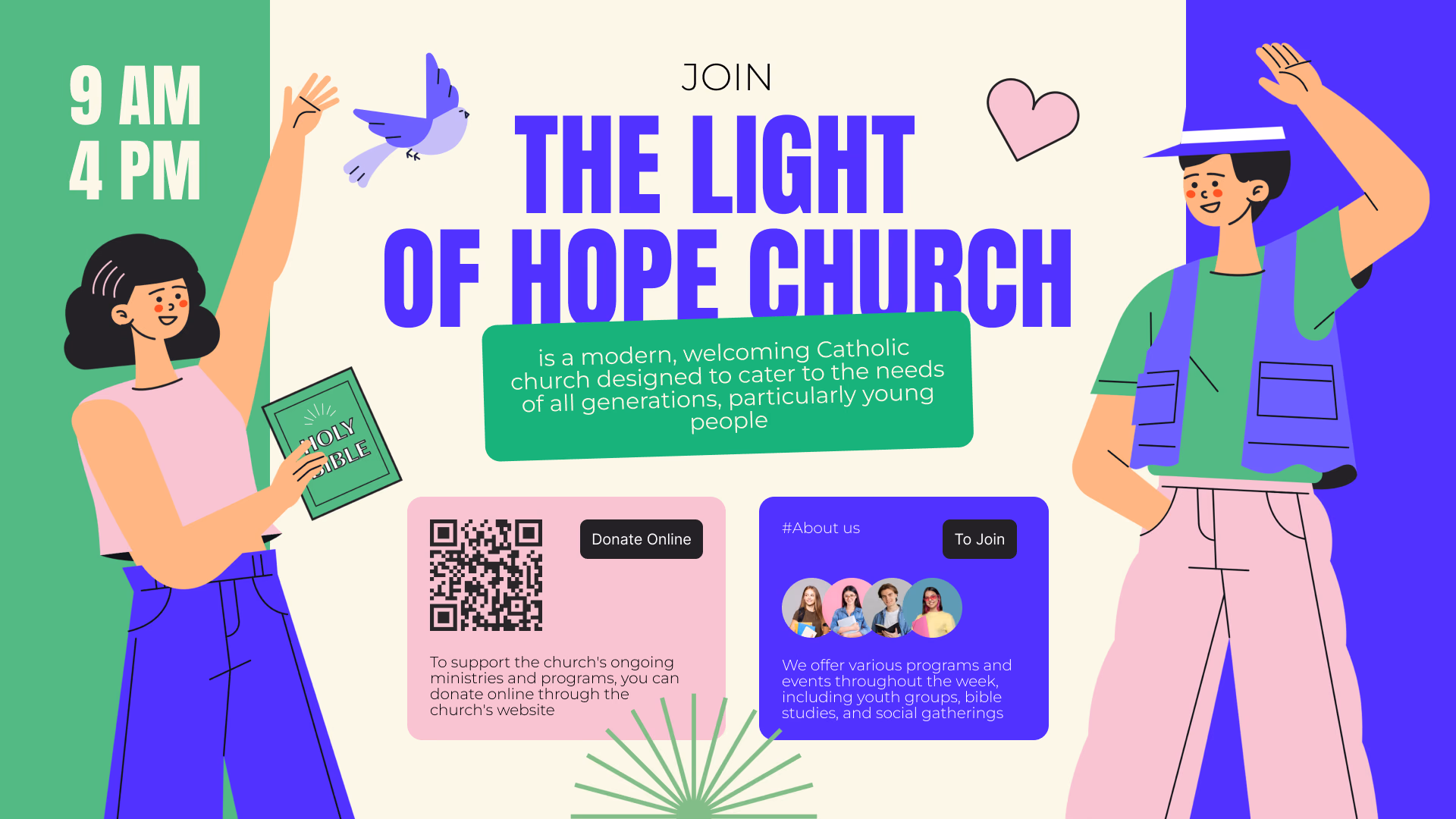 The Light of Hope Church欢迎通知