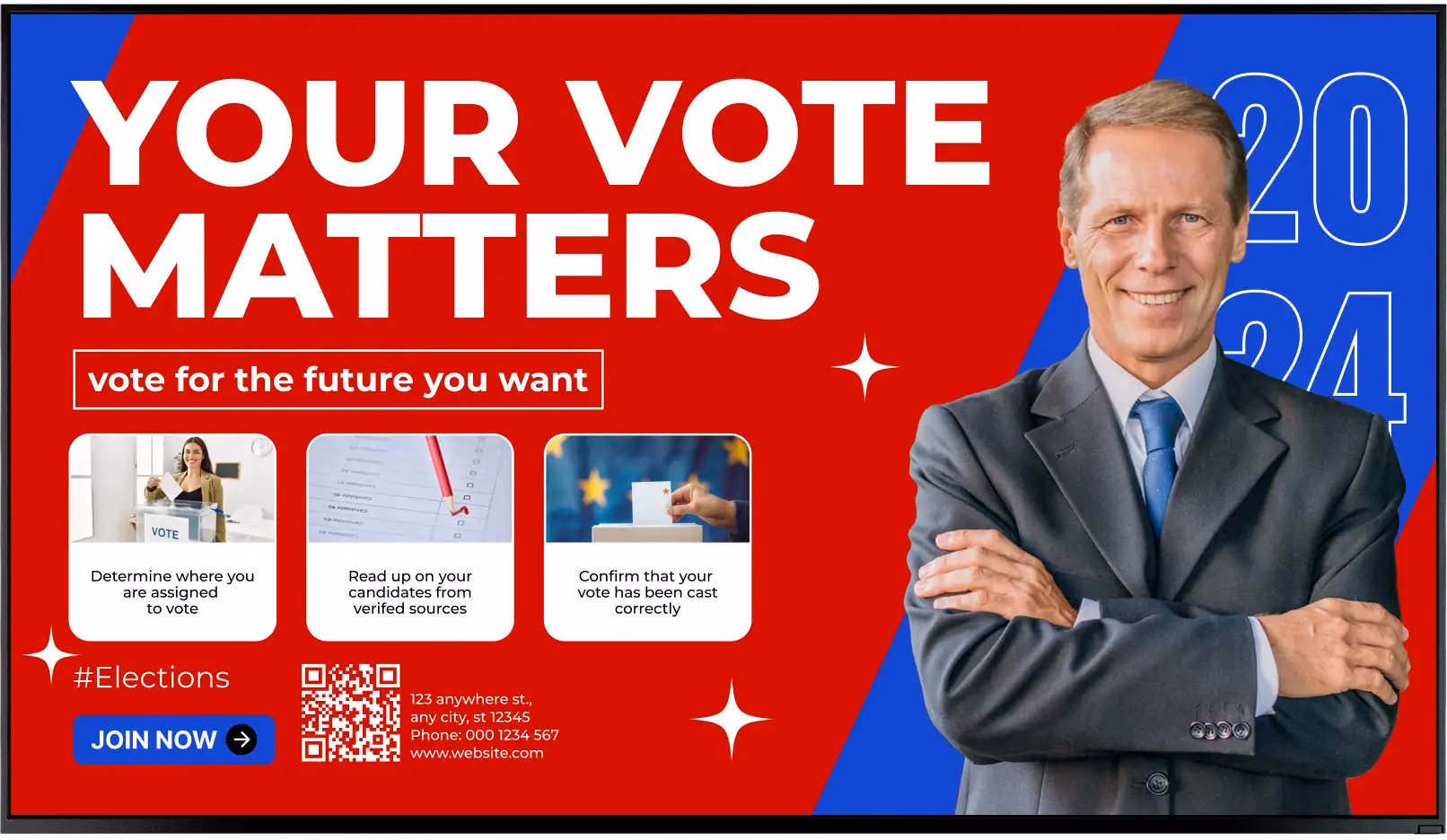 Promoção de eleições Seu Voto Importa