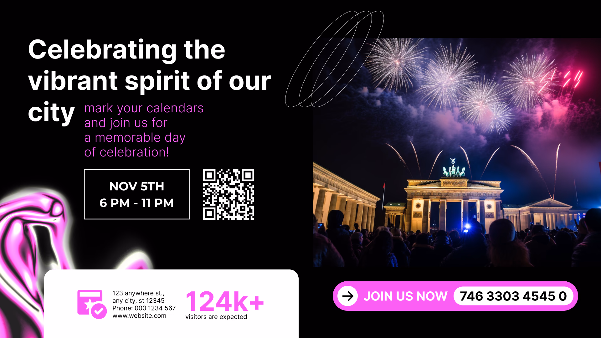 Evento Celebrando o Espírito Vibrante da Nossa Cidade