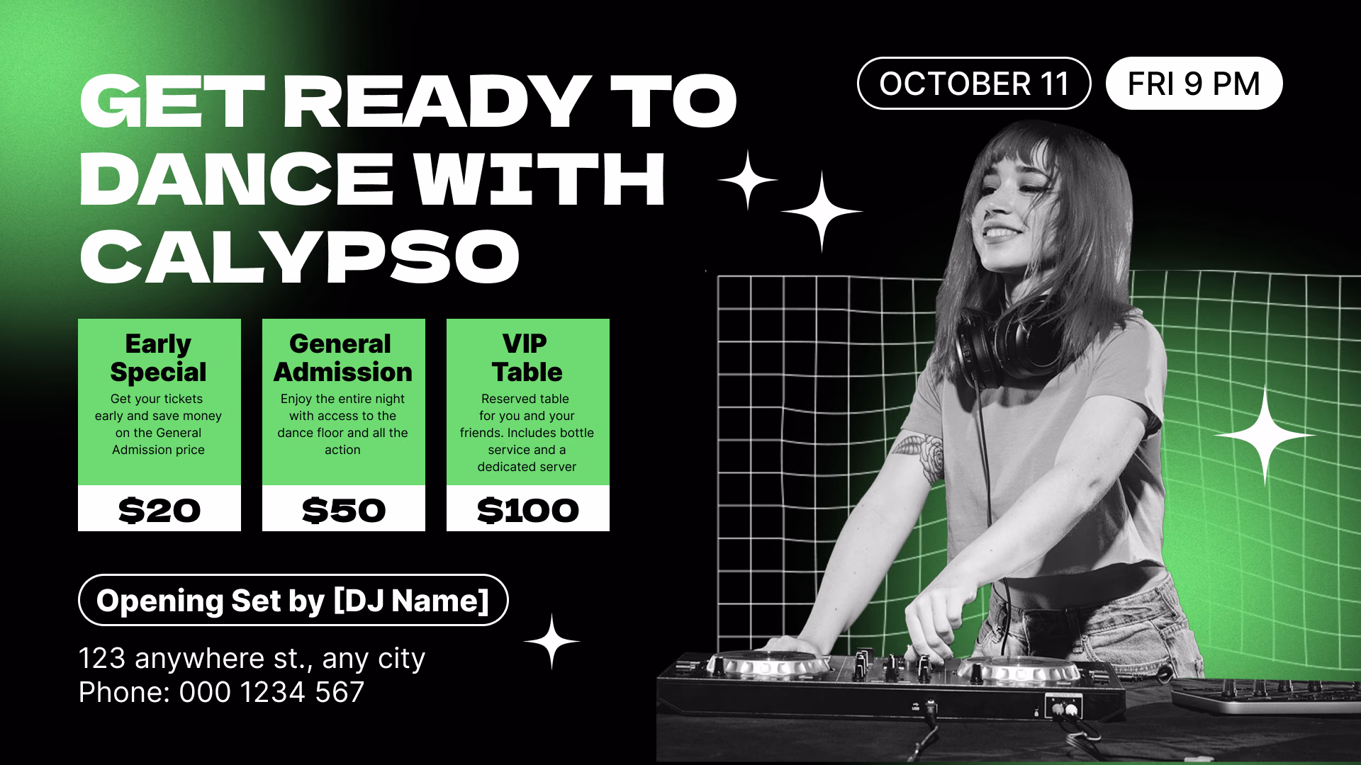 与DJ Calypso共舞活动促销