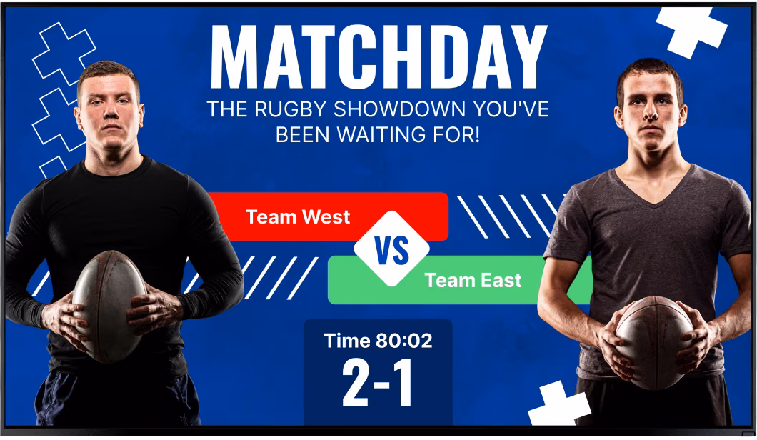 去除视频叠加后的Team West vs Team East记分牌屏幕