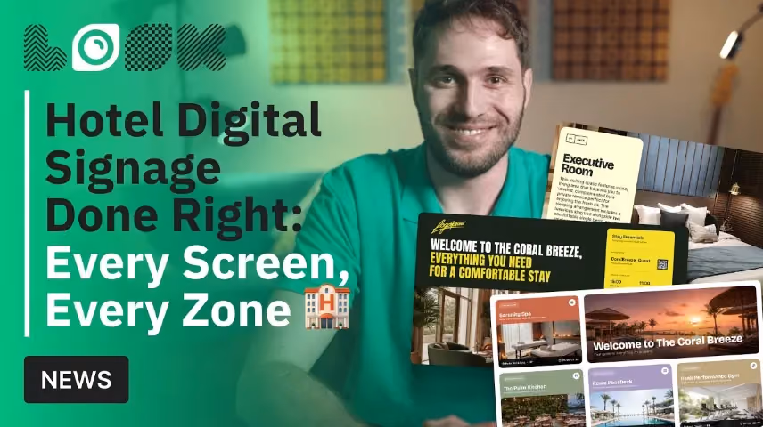 Sinalização Digital para Hotéis Feita Certo: Cada Tela, Cada Zona